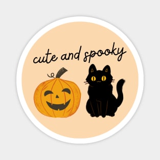 Cute and Spooky Cat Pumpkin Season Magnet